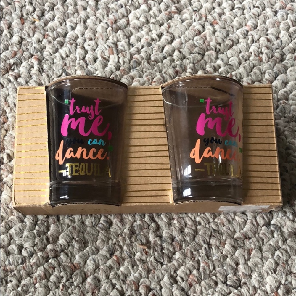 Two double shot glasses